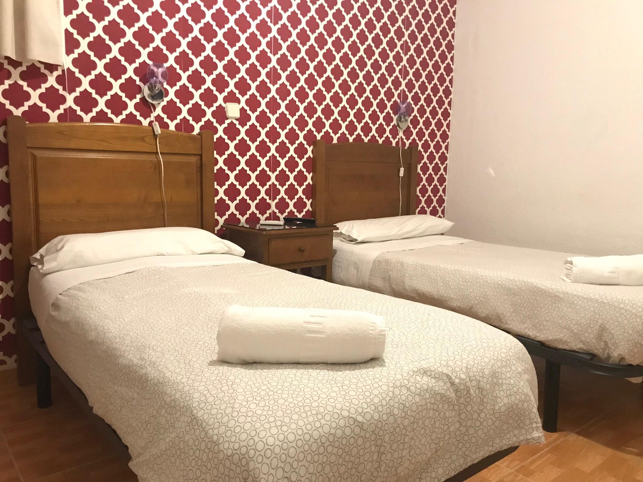 马德里 洛斯佩拉莱斯旅馆酒店 外观 照片 A typical room at the hotel